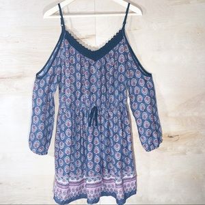 Band of Gypsies | Cold Shoulder Long Sleeve Dress